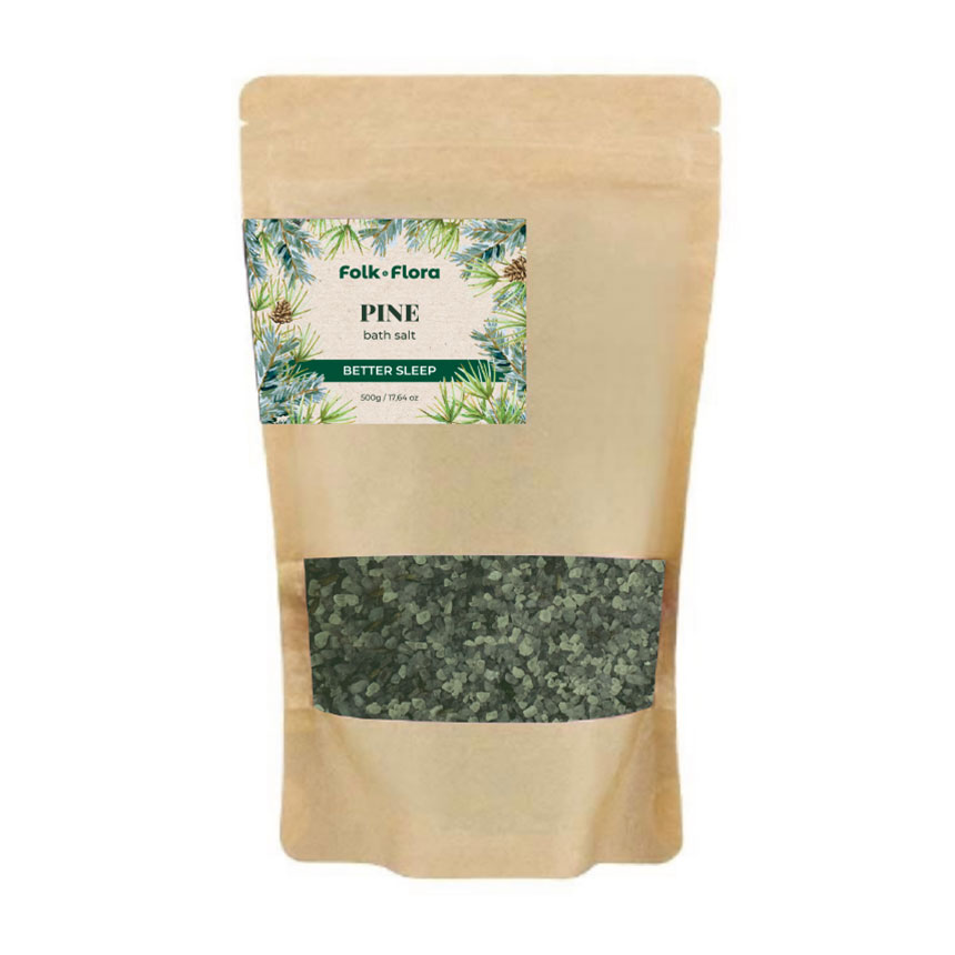 Сіль для ванни Folk &amp; Flora Pine Bath Salt, 500 г